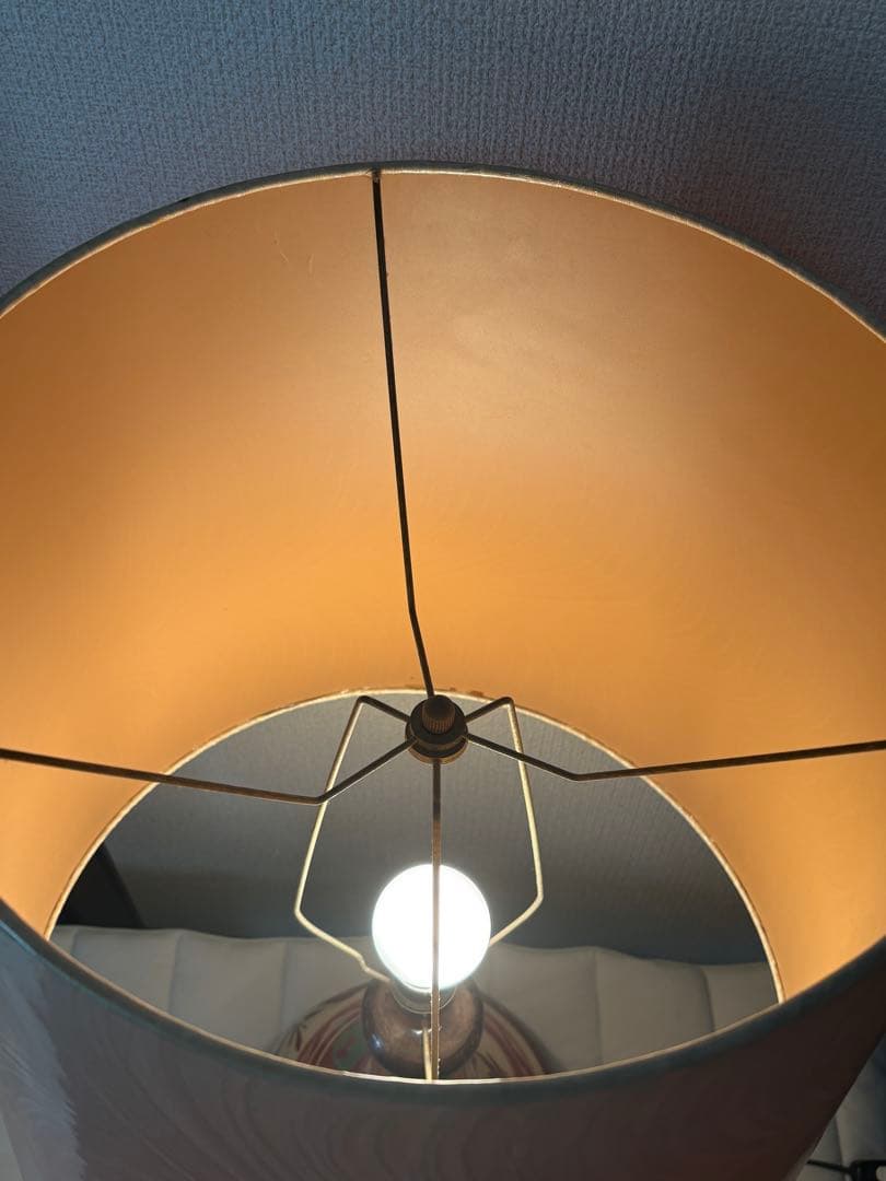 沖縄 琉球 胡差焼 陶器製 スタンドライト　スタンドランプ　高さ90cm