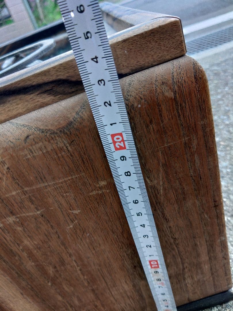 木製 火鉢 四角形 ・火箸付き　黒柿