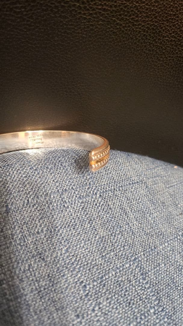 K2 ダニエル・マイク スターリングシルバー12Kコンビバングル