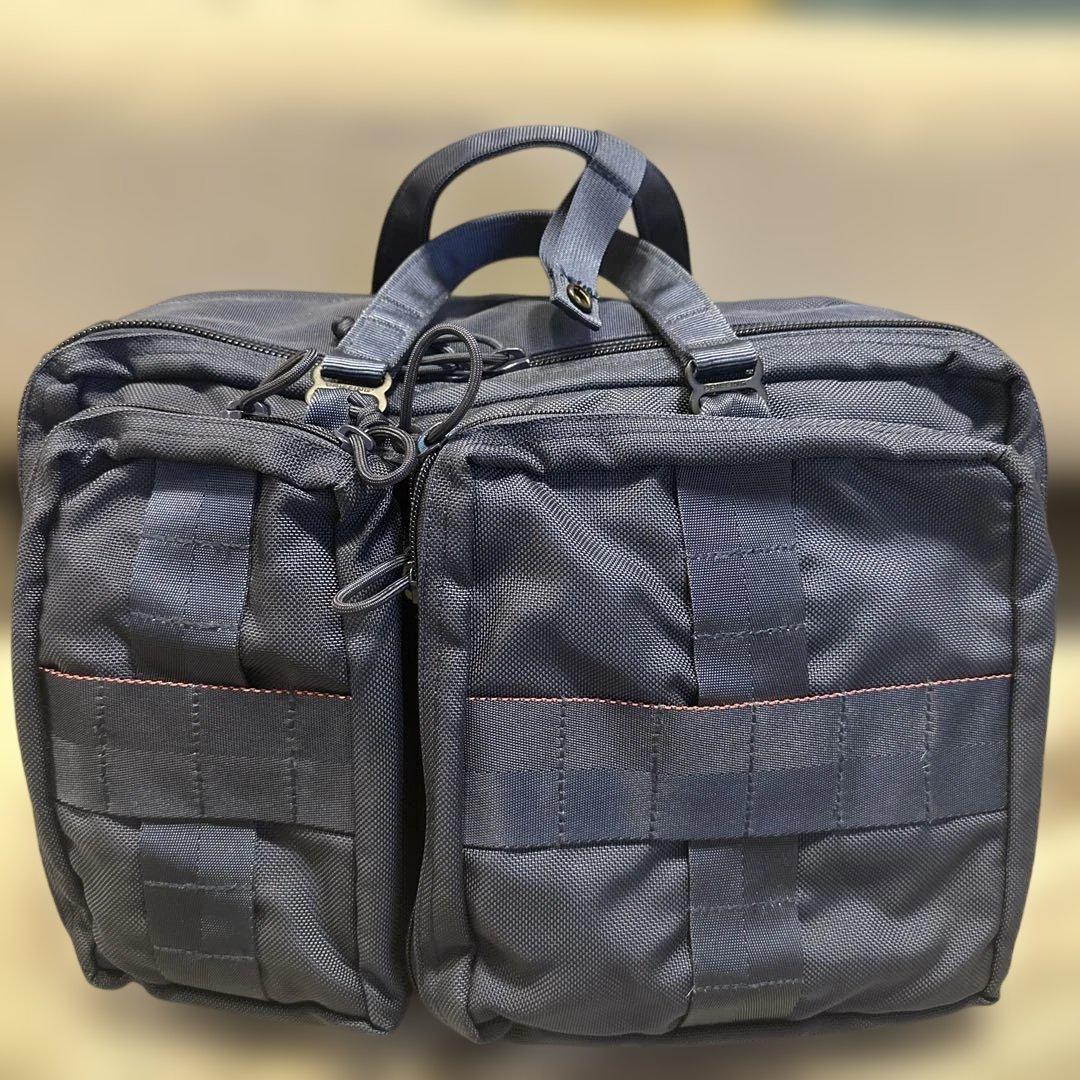 BRIEFING BEAMSコラボ ネイビービジネスバッグ