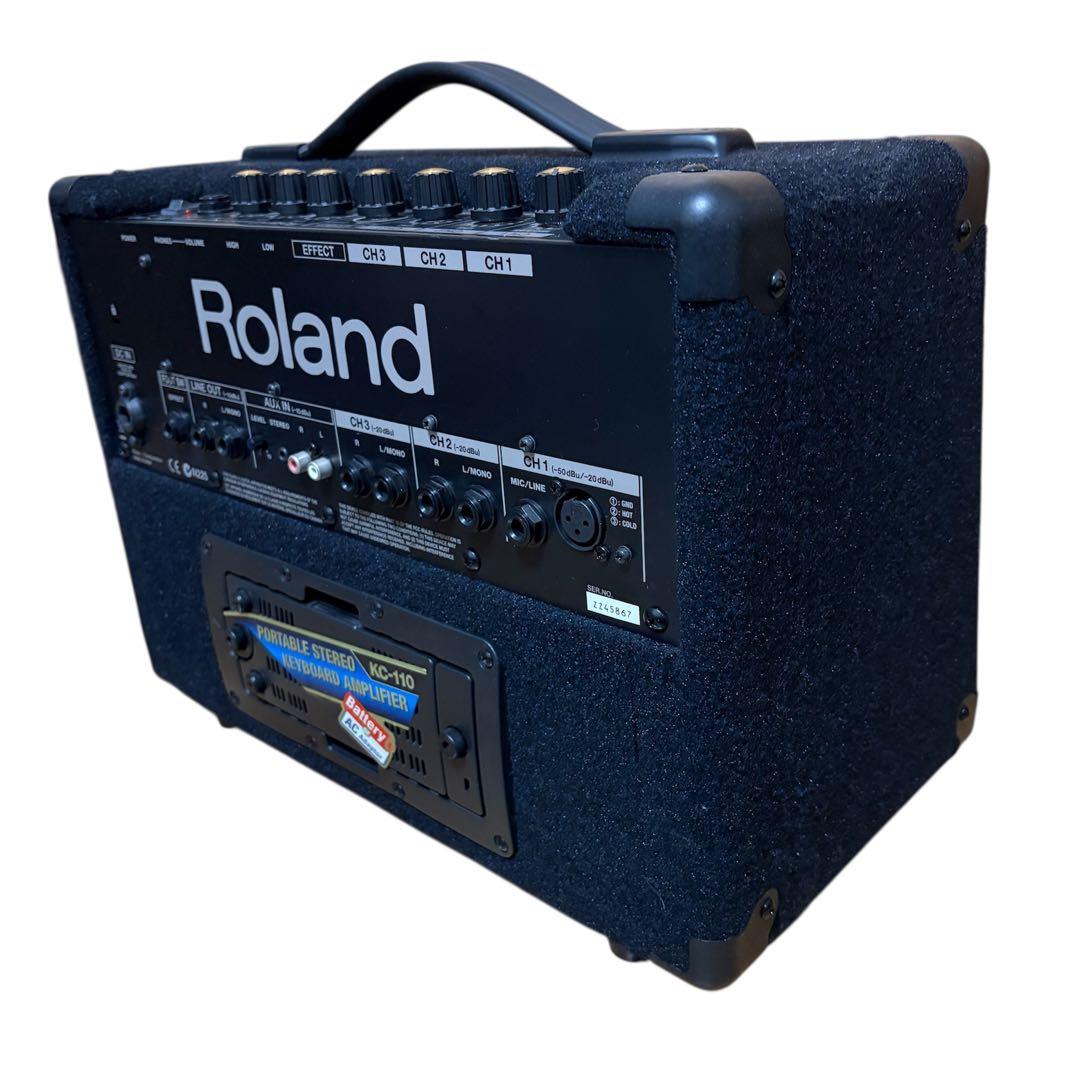 【良品】Roland KC-110 キーボード用アンプ ACアダプター付き