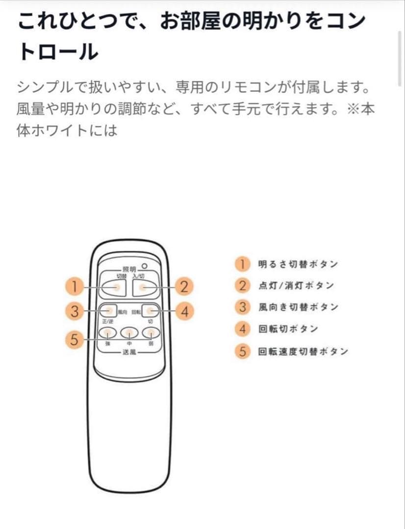 LOWYA シーリングファンライト