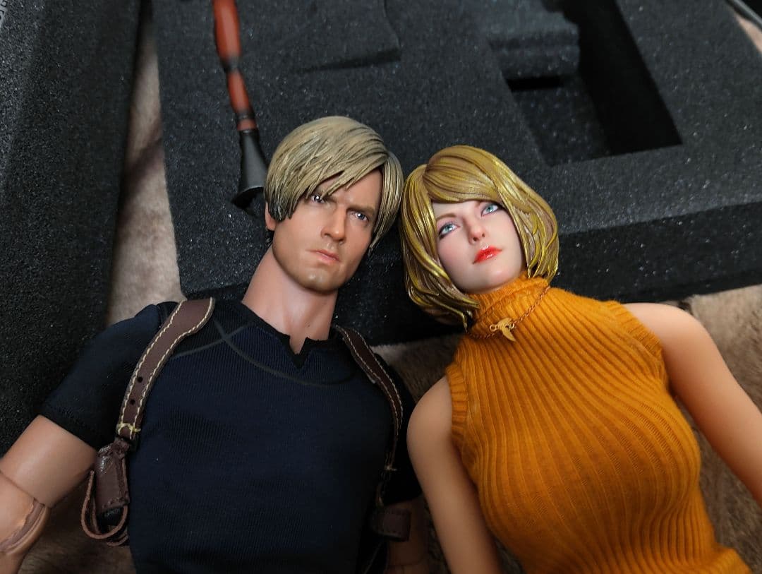 CAPCOM.[biohazard④.1/6(レオン＆アシュリー)]2体セット!