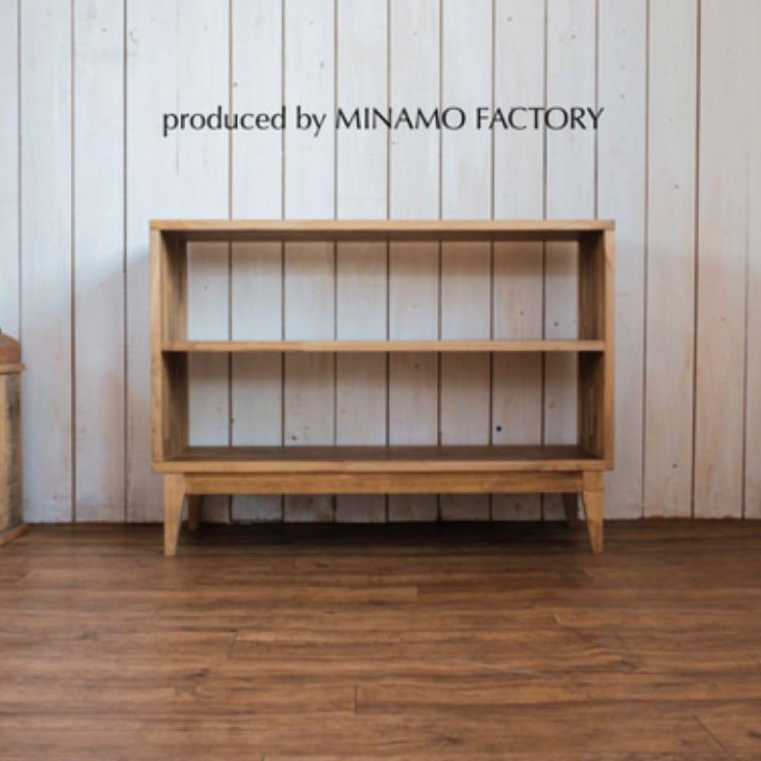 ハンドメイド　オープンシェルフ　ウッド　モダンタイプ