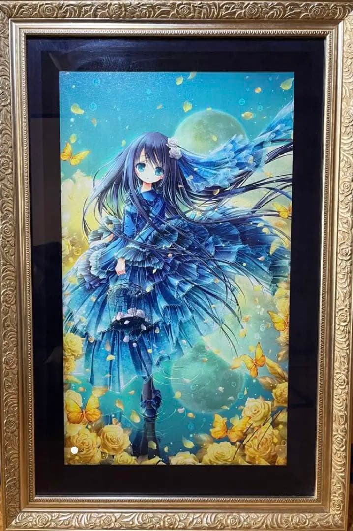 てぃんくる 版画 直筆サインあり CE ミクスドメディア アールビバン