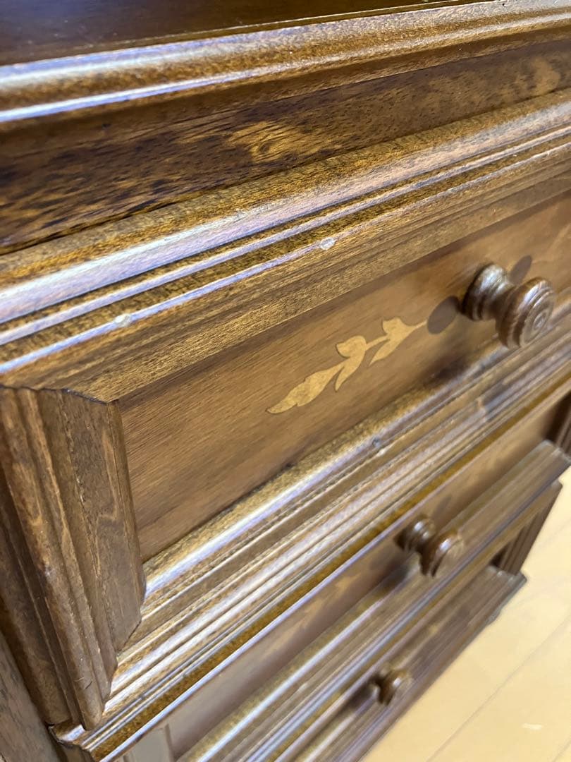 イタリア　象嵌　チェスト　電話台　サイドチェスト