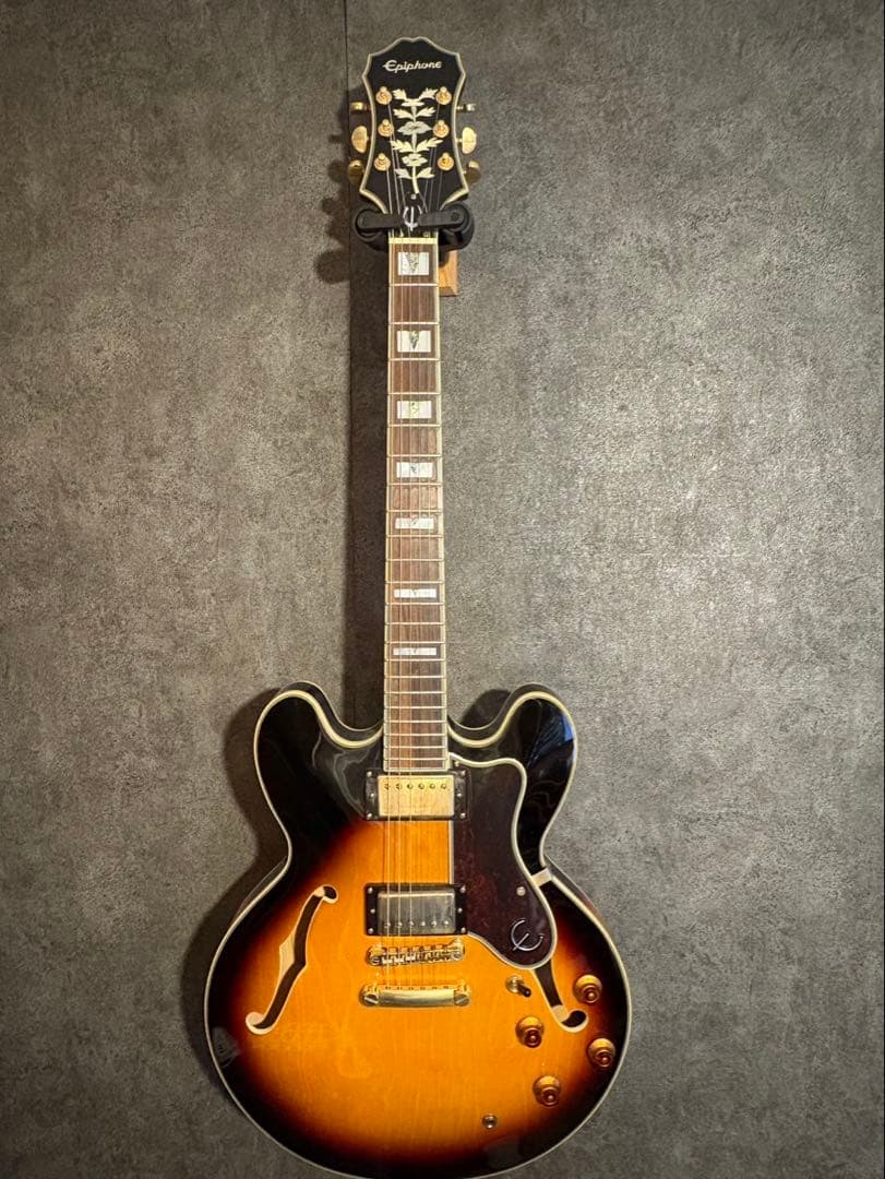 j*g様 Epiphone Sheraton-Ⅱ サンバースト ハードケース付き