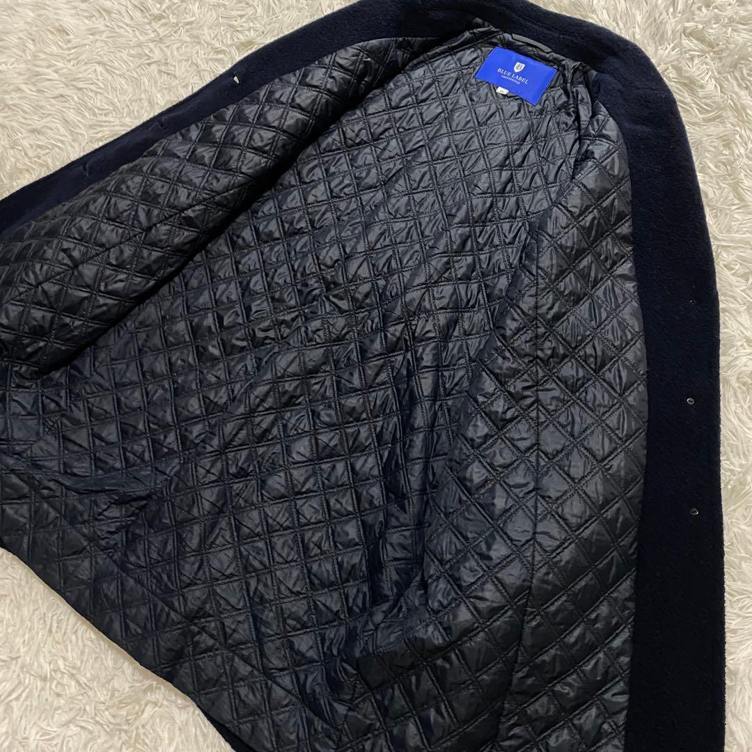 【美品】ブルーレーベルクレストブリッジ　チェスターコート　ネイビー　Mサイズ