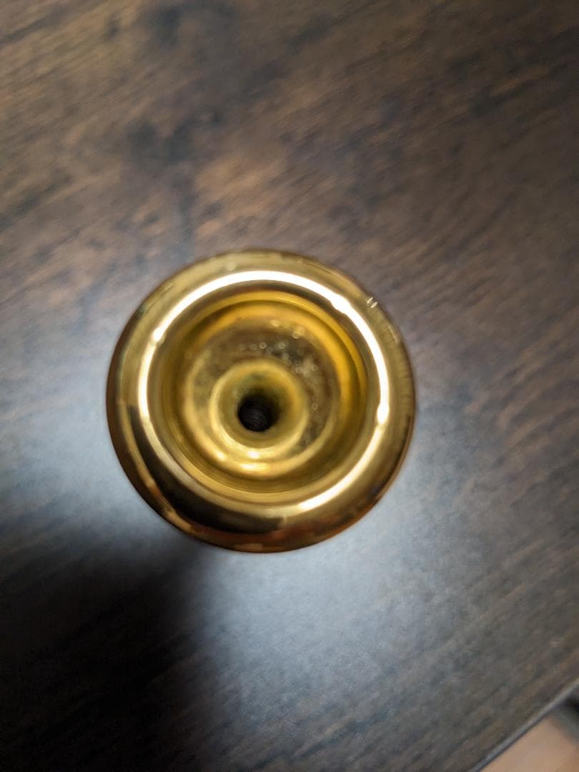 トランペットマウスピース VINCENT BACH 7C 金メッキ