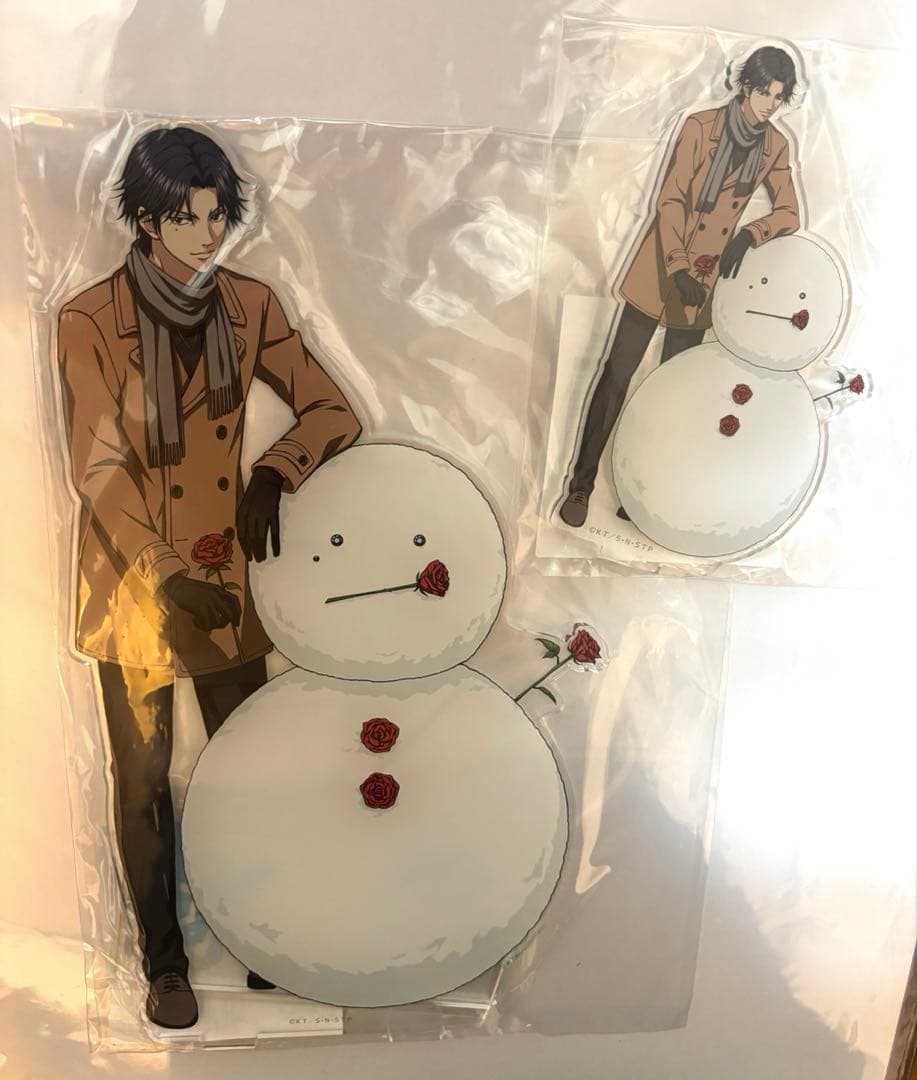 新テニスの王子様　テニプリ　跡部景吾　アクリルスタンド　キャラアニ雪遊びver.