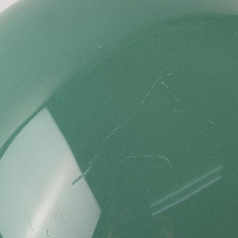 七宝焼　安藤七宝店　純銀刻印　緑釉　花文　花瓶　V　9659