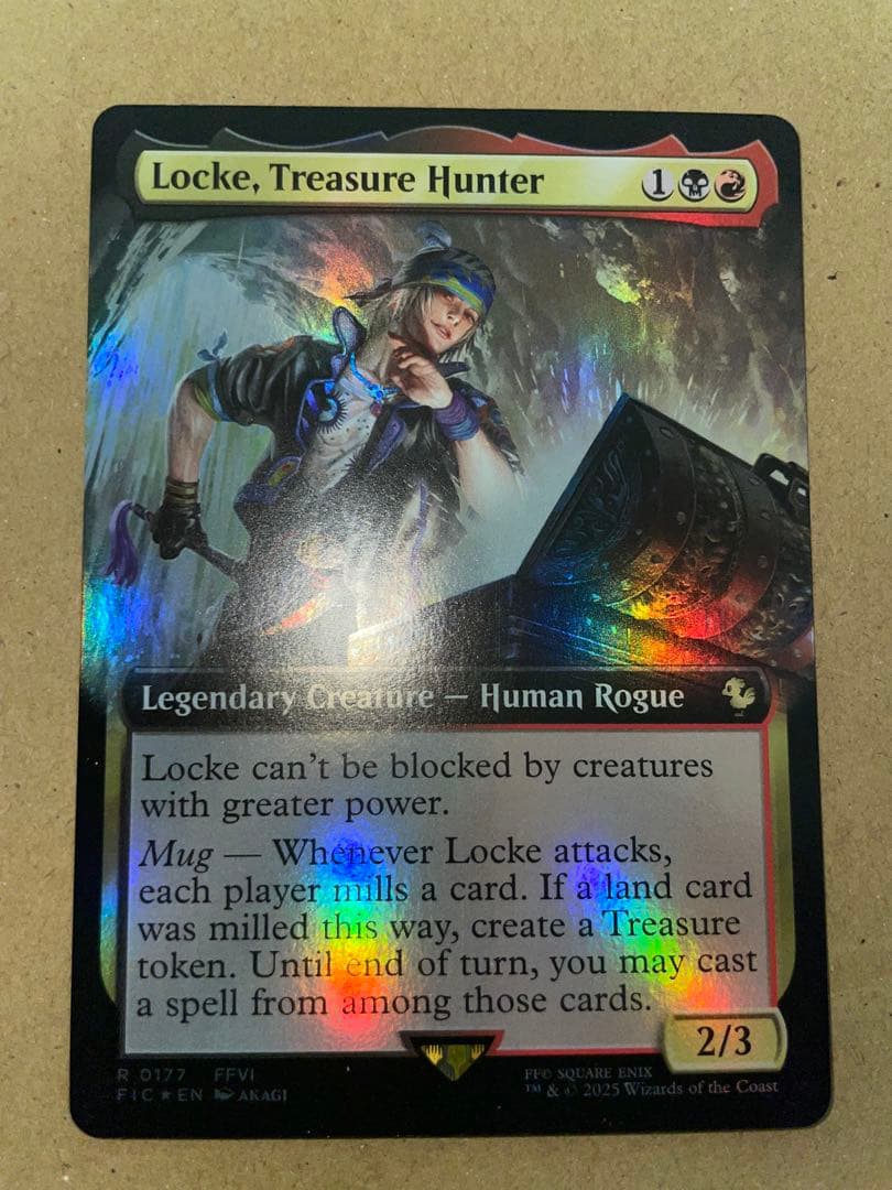 MTG FFトレジャーハンター、ロック　拡張FOIL