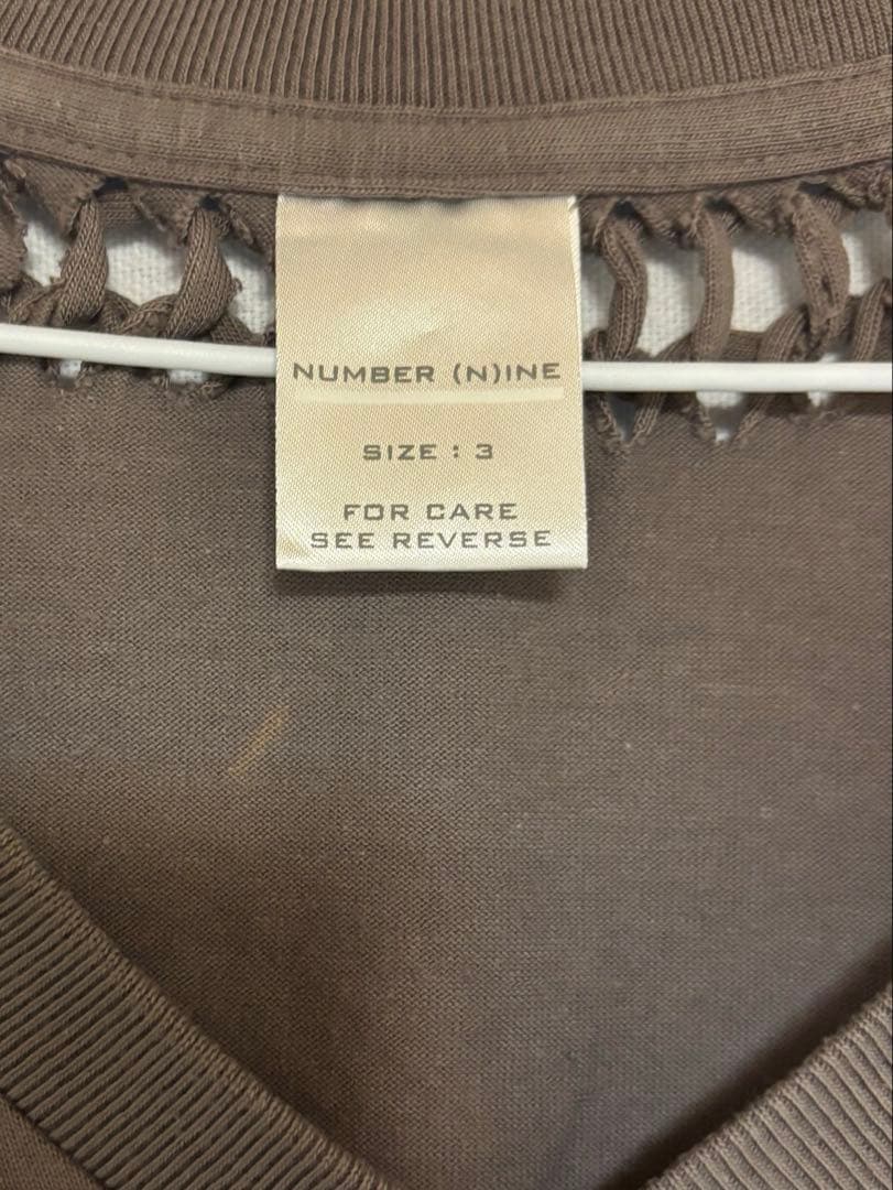 NUMBER (N)INE編み込みTシャツ