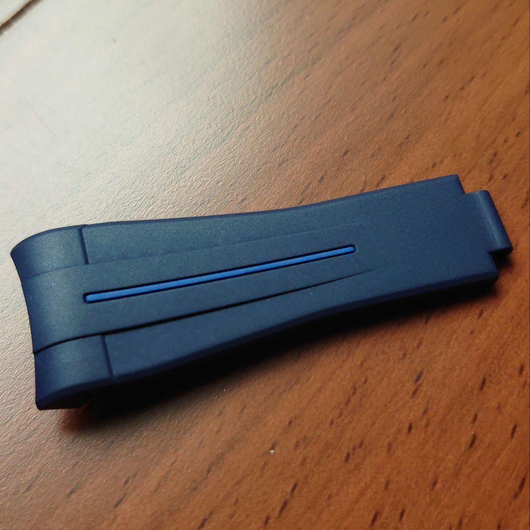 ラバービー RUBBER B ロレックス ヨットマスターⅡ 専用 ネイビー 美品