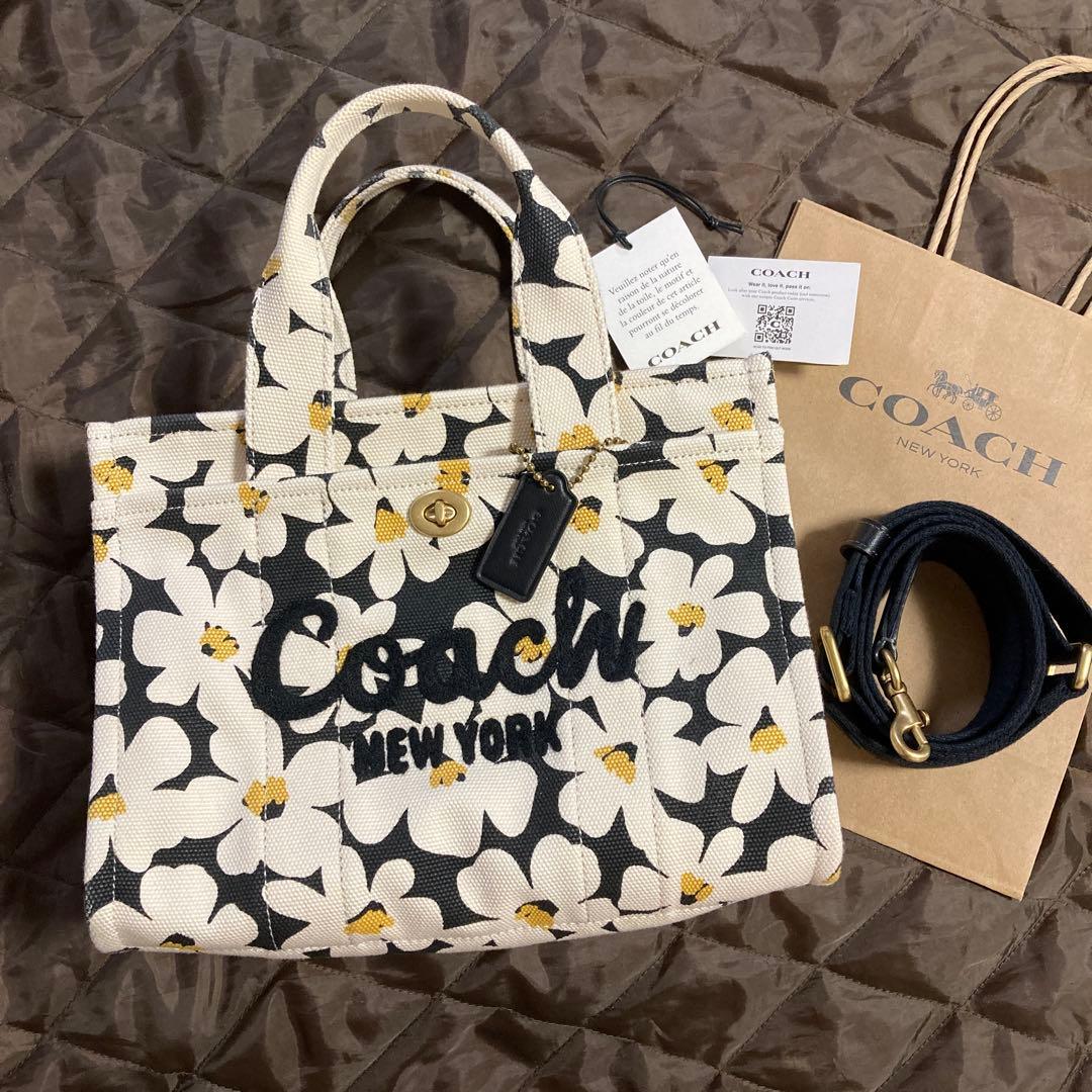 COACH 花柄　コーチ　正規品　カーゴ　トート　ショルダー　26 バッグ