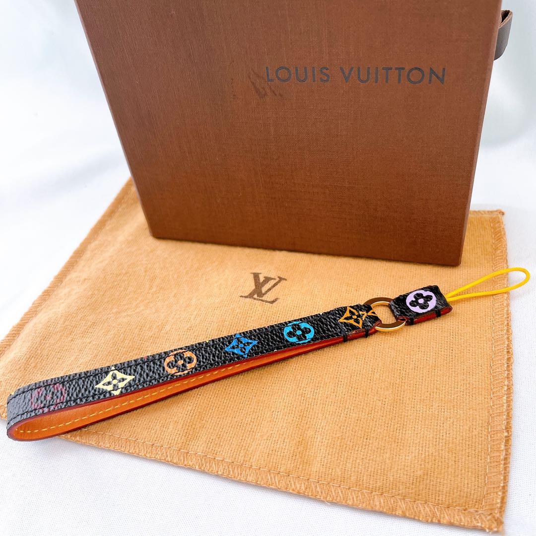 【我苑】ルイヴィトン モノグラム マルチカラー ドラゴンヌ 携帯ストラップ