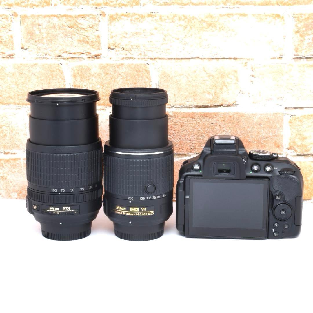 初心者おすすめ✨Nikon D5300✨Wi-Fi搭載✨望遠レンズセット