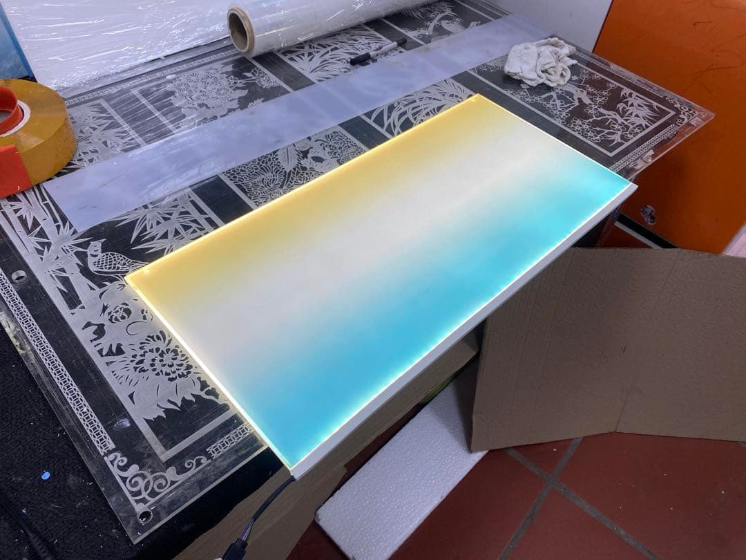 新品未使用　ライトスクリーン　アクアリウム　LED RGB 60cm×36cm