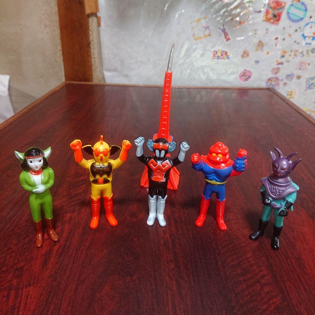 ブルマァク/タカトク/アクマイザー3 ミニソフビ セット