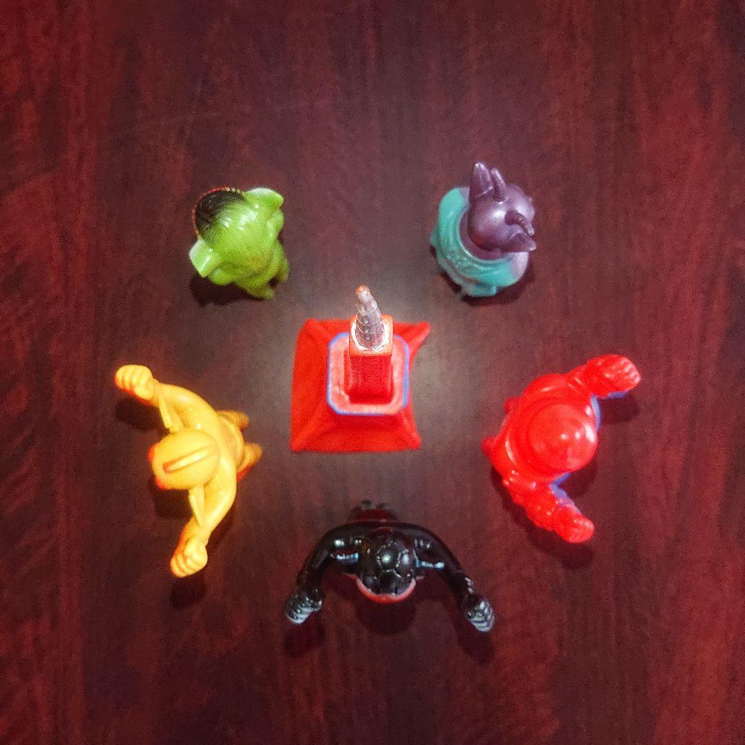 ブルマァク/タカトク/アクマイザー3 ミニソフビ セット