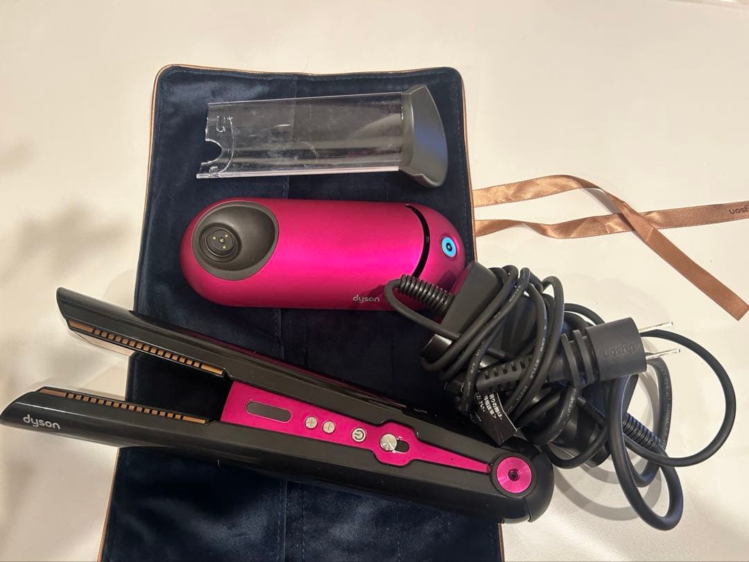 Dyson ストレートヘアアイロン ブラック・ピンク