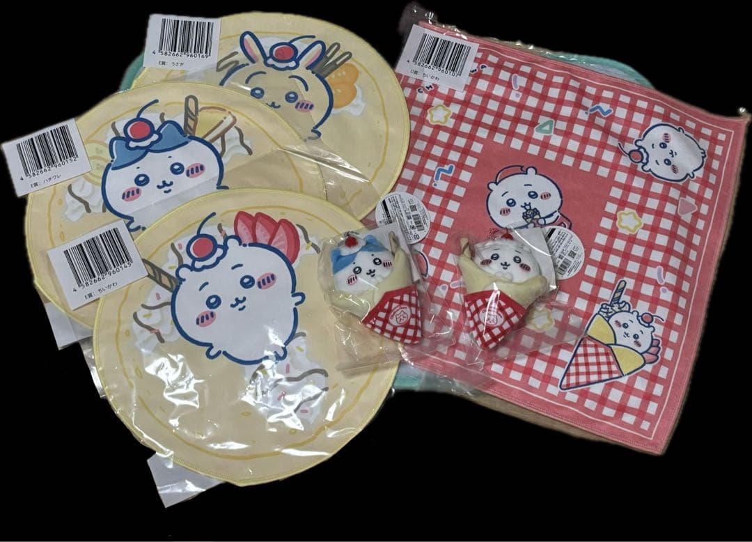 ちいかわクレープくじ C賞 D賞 E賞 ちいかわ ハチワレ うさぎ