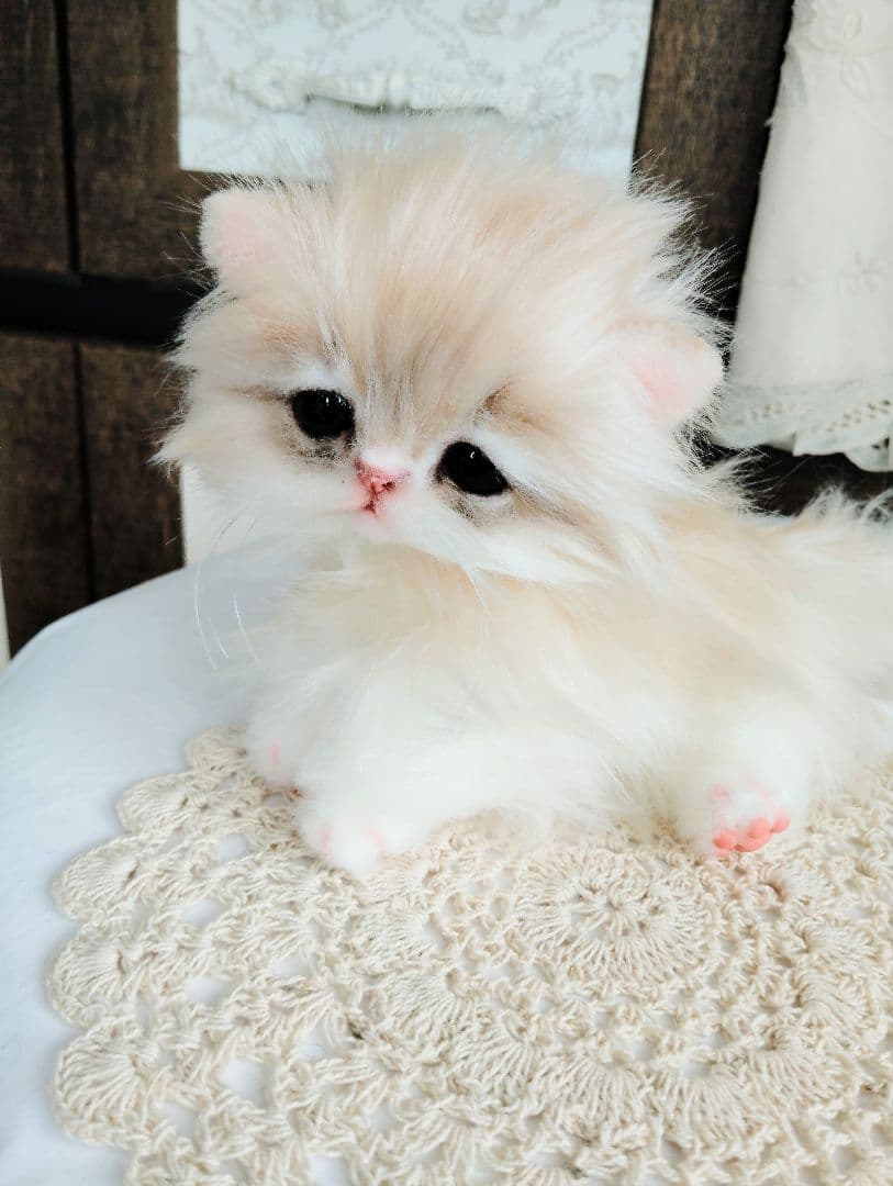 ミヌエット♡子猫のプニちゃん♡アートドール♡ぬいぐるみ♡