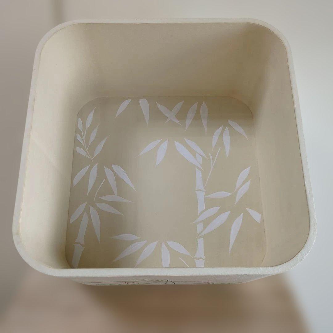 猗々斎好 蓬莱 茶箱　茶道具　木製　木箱　お点前　松葉　美品