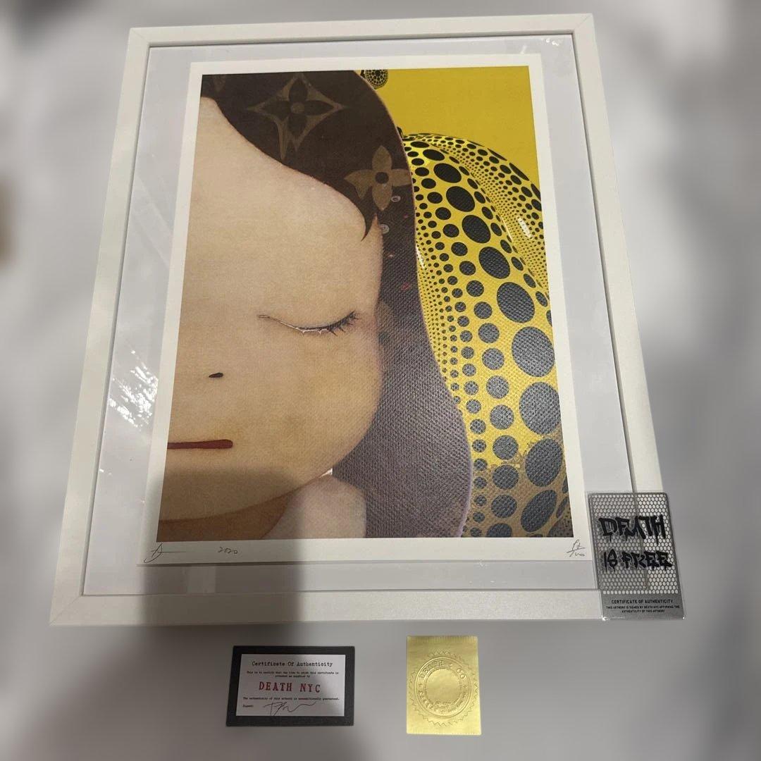 DEATH NYC 現代アートポスター　世界100枚限定　奈良美智　草間弥生