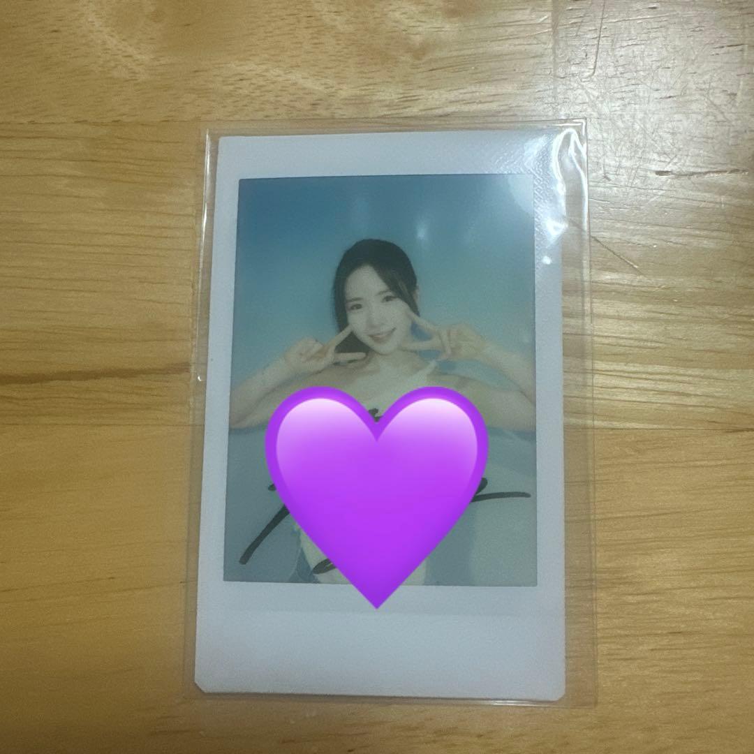 下*様 NiziU マヤ 直筆　サイン入り　チェキ