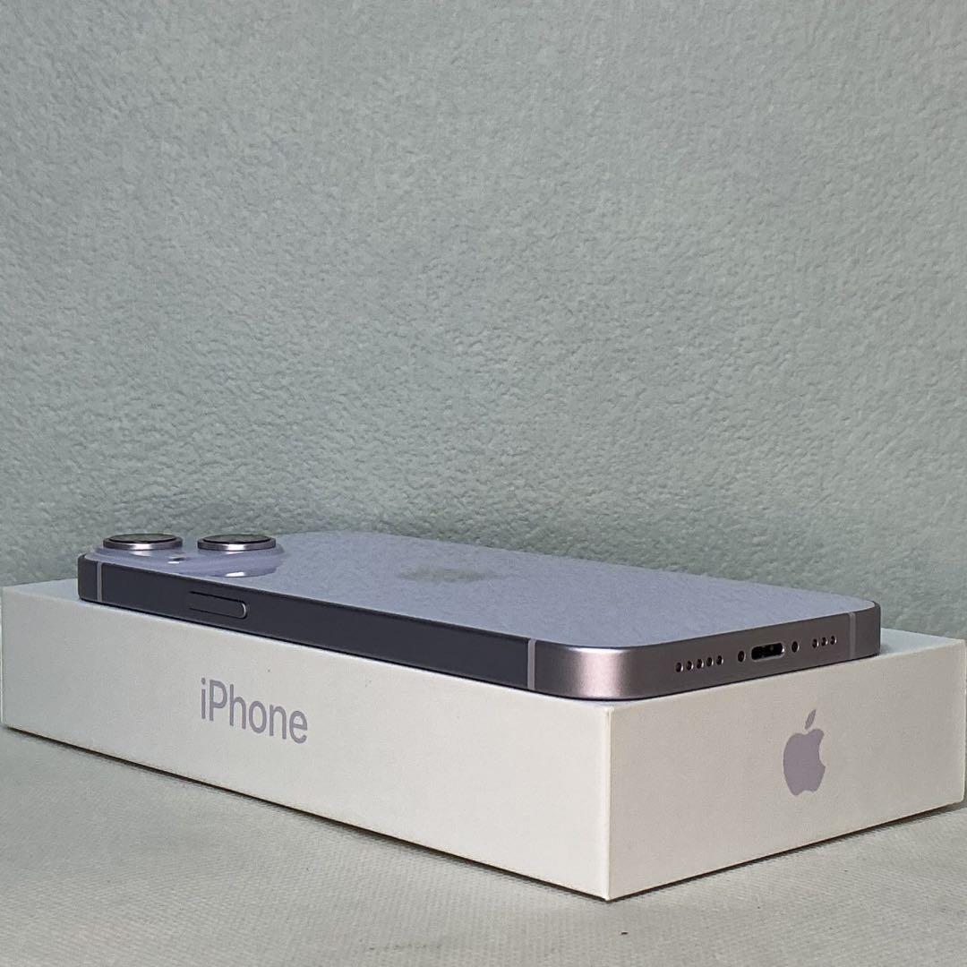 [極美品]IPhone14 ￼新品バッテリー100% SIMフリー