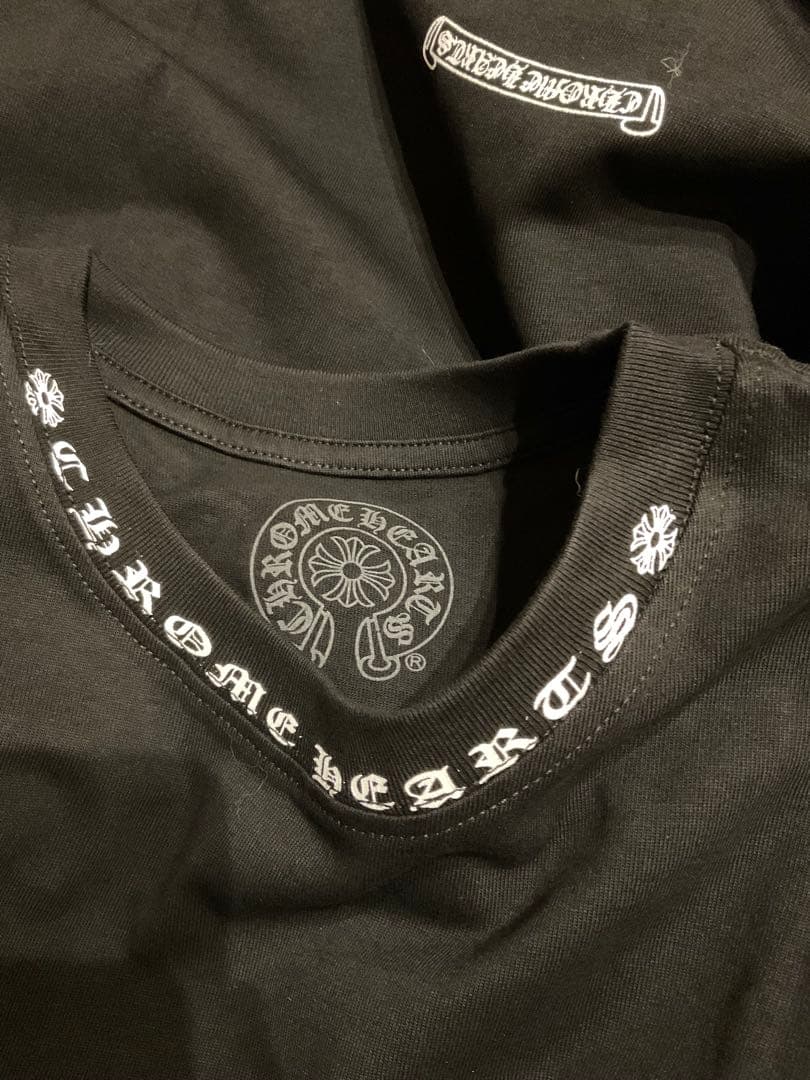 【新品・未使用】CHROME HEARTS ブラック Tシャツ　Lサイズ