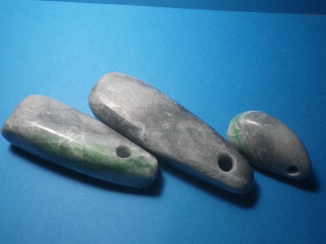 ☆専用☆石笛　翡翠　２５０４００