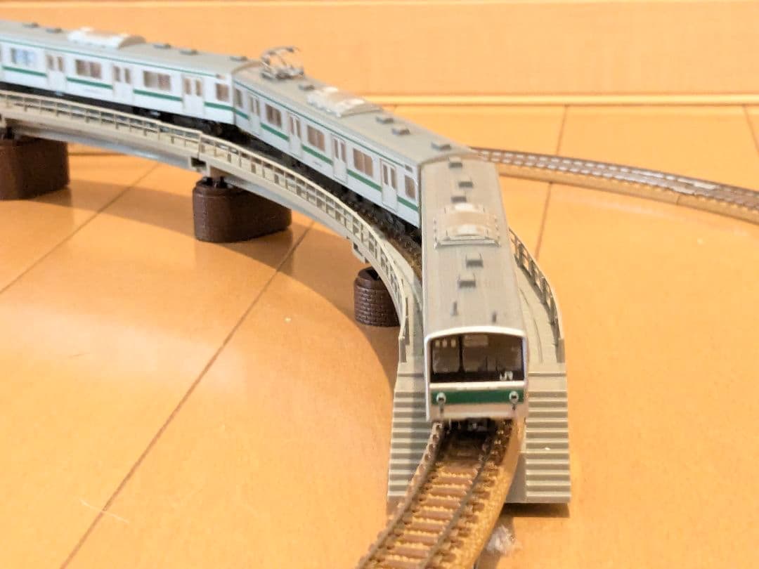 Nゲージオリジナルスターターセット 立体交差レール+車両2種+高性能パワーパック