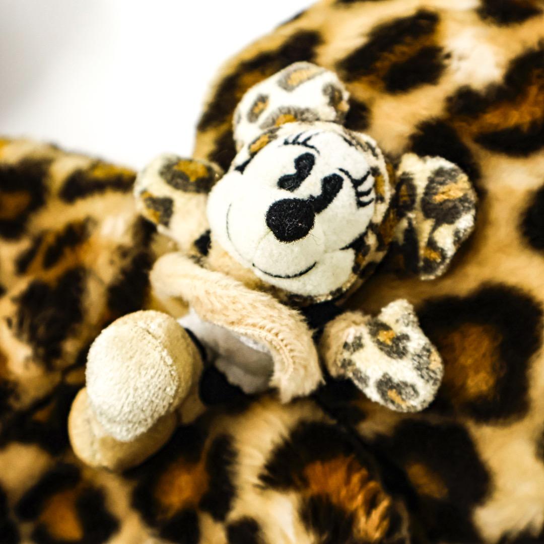 H5280F◾️ディズニーリゾート　豹柄ミニー　ファンキャップ