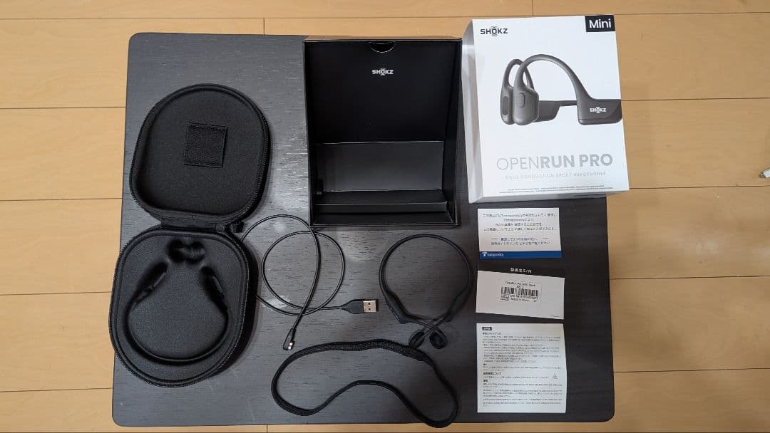 【商品名】Shokz OpenRun Pro Mini 骨伝導イヤホン ブラック