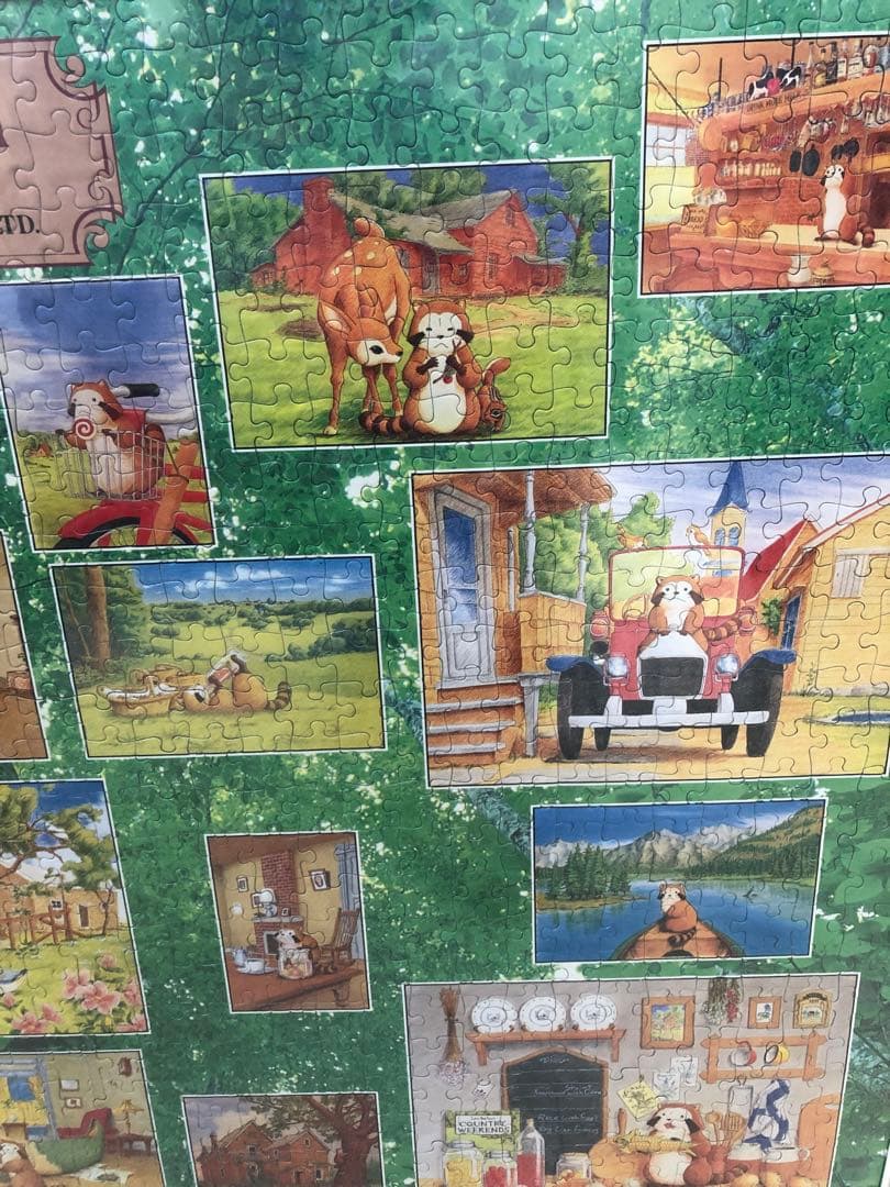 ２個セット！1000ピース　あらいぐま　ラスカル　パズル　ジグソーパズル　完成品