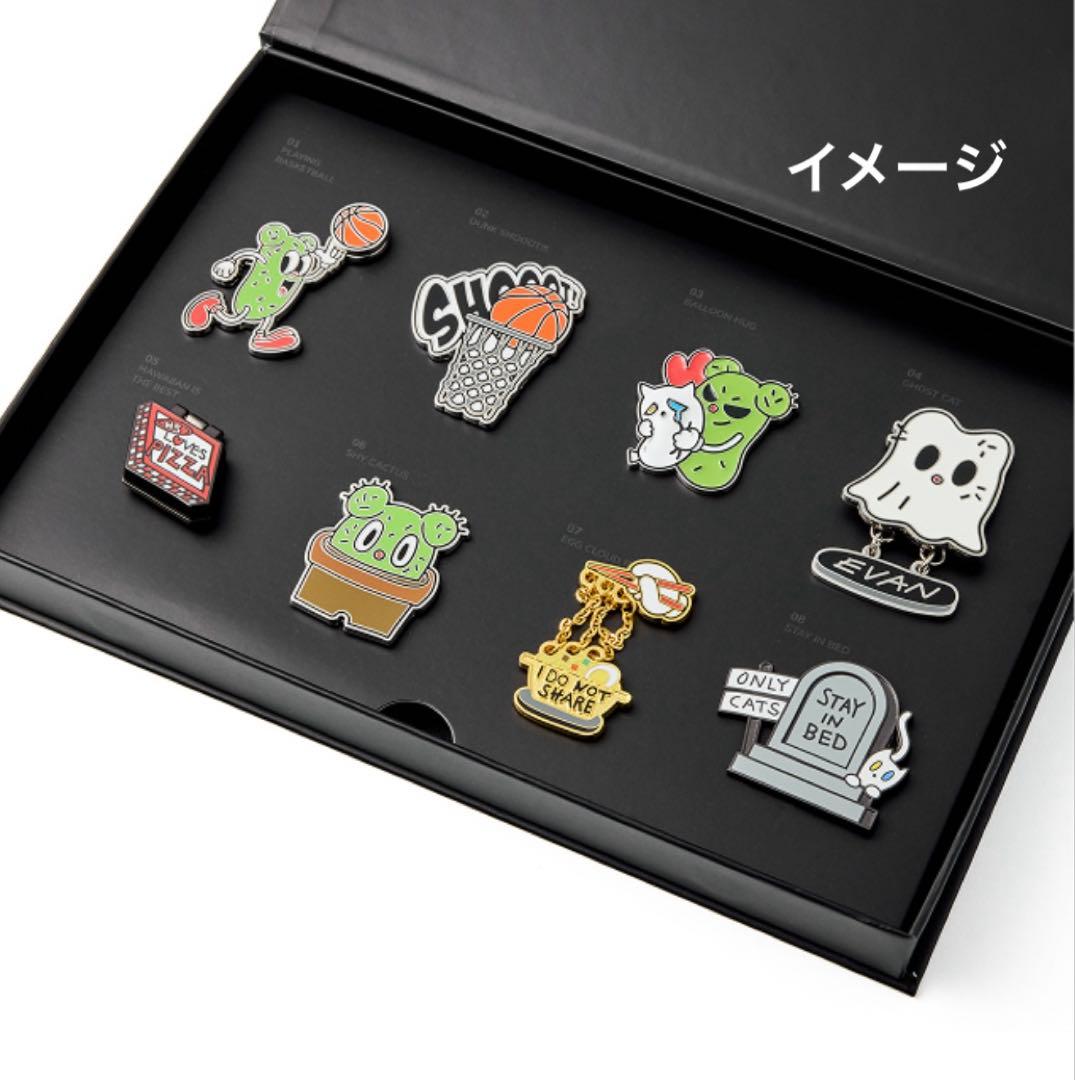 ENHYPEN アーティストメイド　ヒスン　ピンバッチ　特典トレカポスター付き