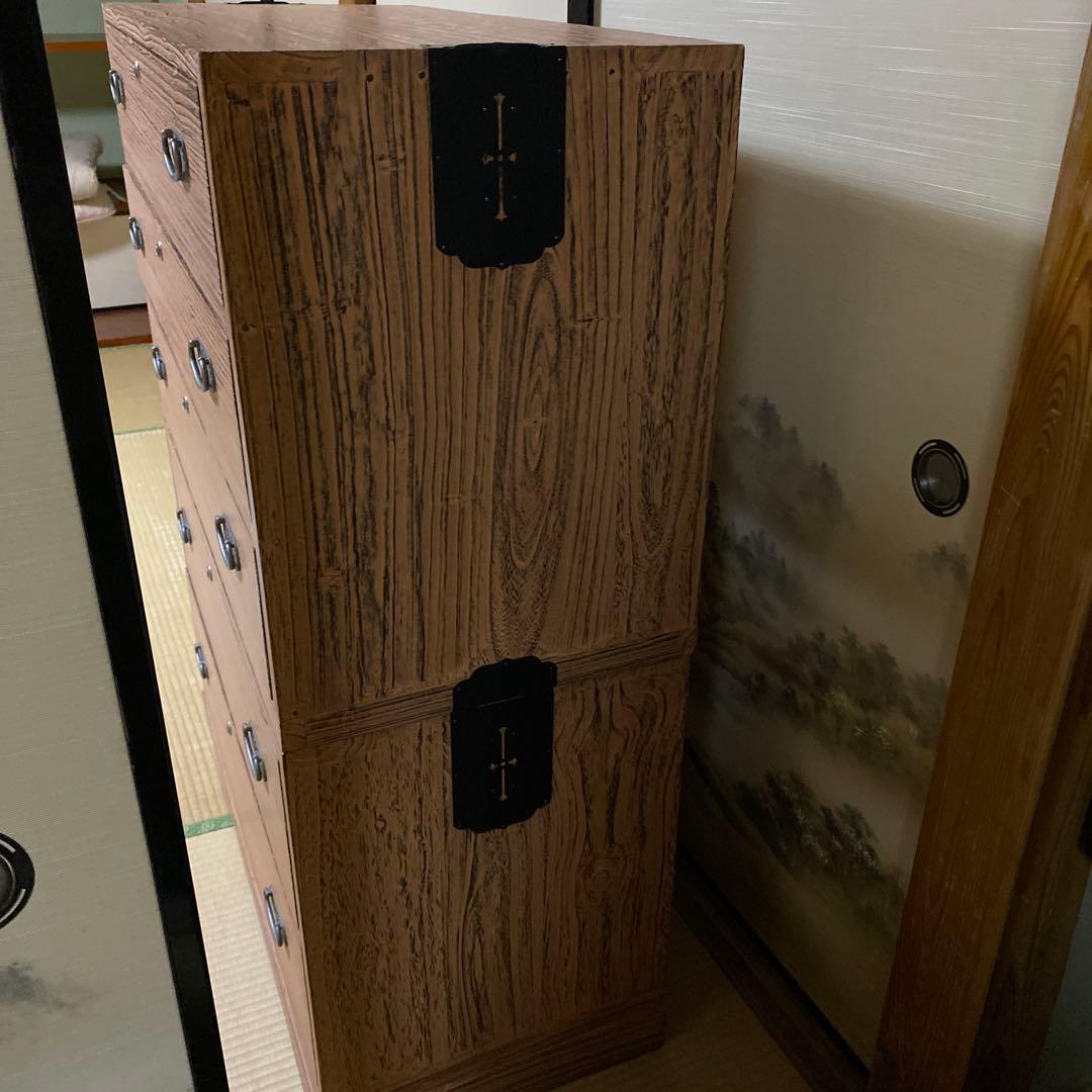 【16日まで限定お値下げ】箪笥 婚礼箪笥 古道具 桐 収納家具 インテリア ①