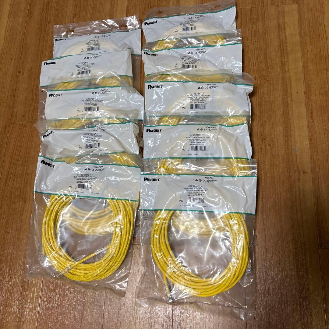 No.10028　PANDUIT カテゴリ6UTP TPSP8MYLY　CAT6