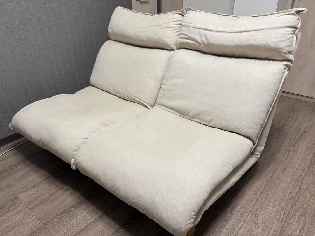 【1いち】セット販売② 無印良品 リクライニングソファ + オットマン