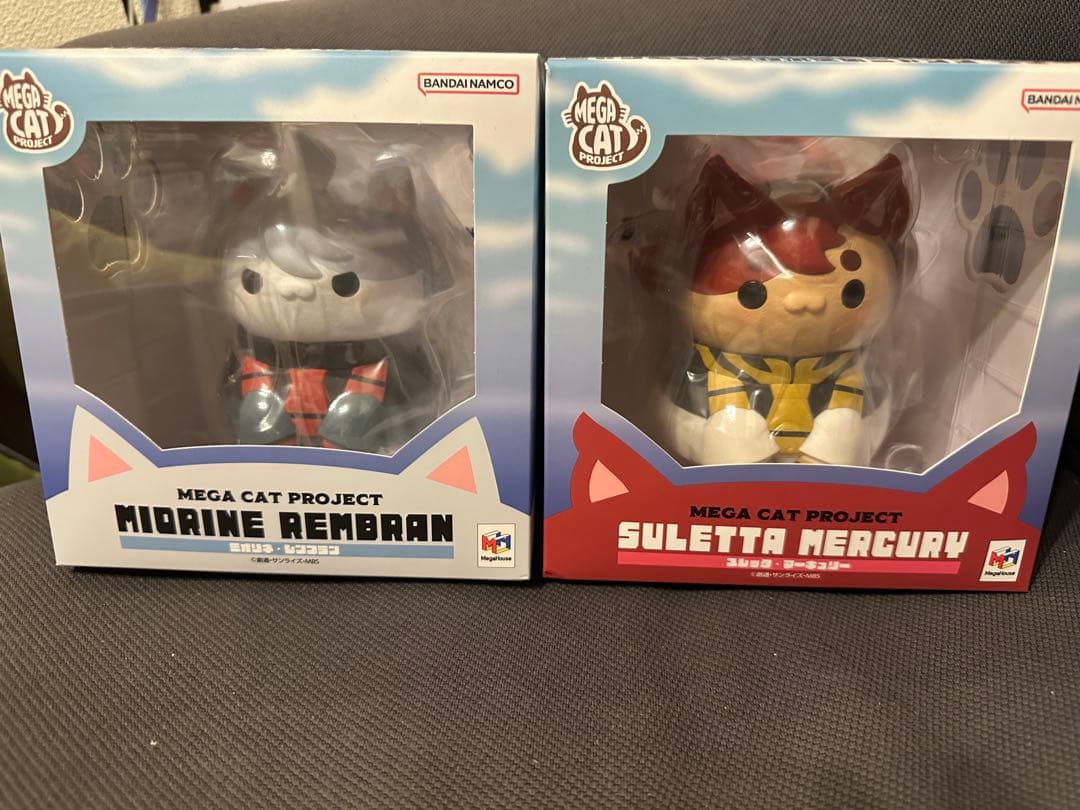 ガンダム　ニャンとも大きな水星のニャンコ スレッタ　ミオリネ　2種セット