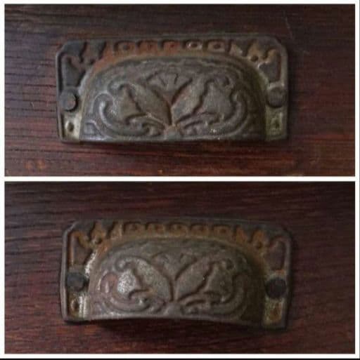 文机　寺子屋　時代家具　昭和レトロ　アンティーク　ローテーブル　引き出し付き