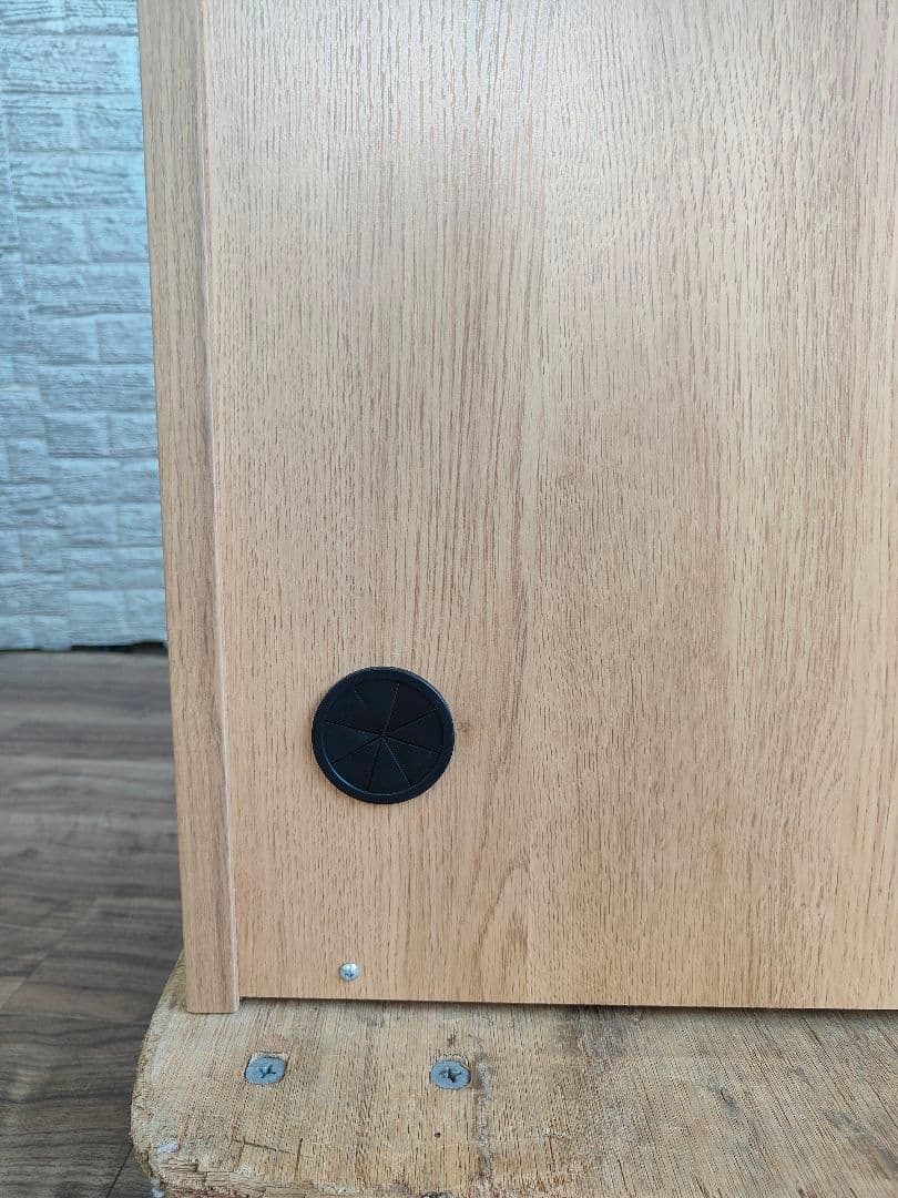 MUJI 無印良品 木製キャビネット ガラス扉 オーク材突板