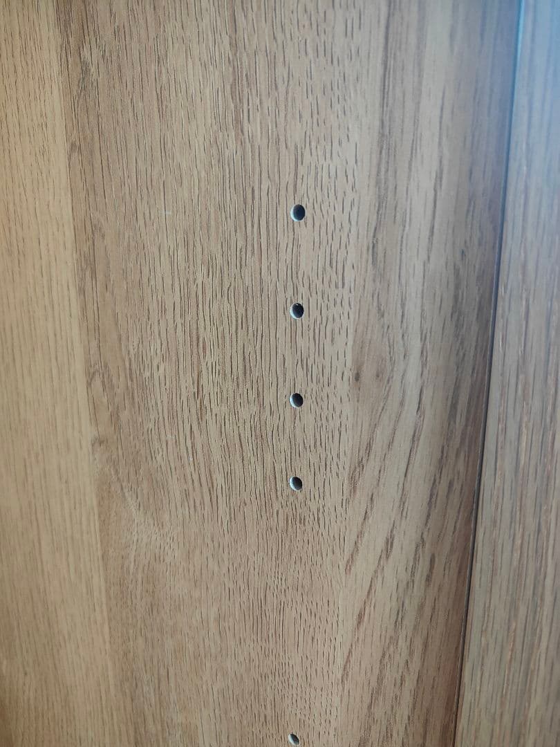 MUJI 無印良品 木製キャビネット ガラス扉 オーク材突板