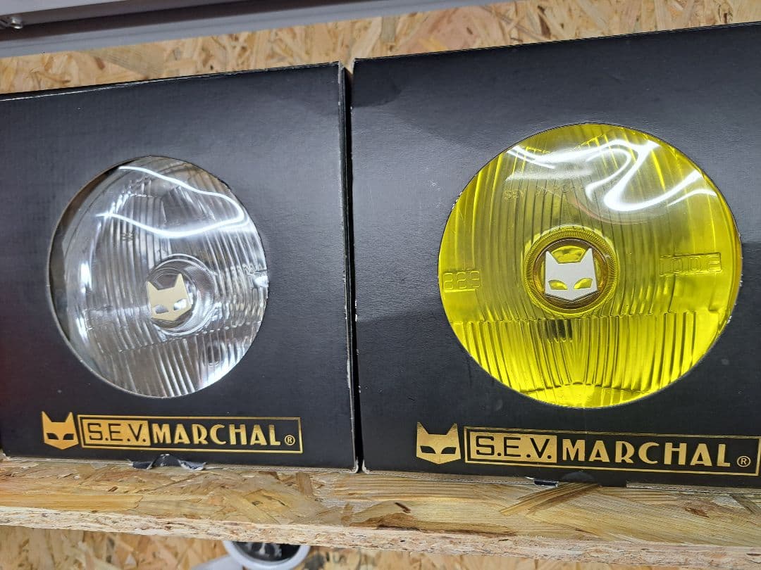 マーシャル S.E.V. MARCHAL ヘッドライト 2個セット 旧車 バイク