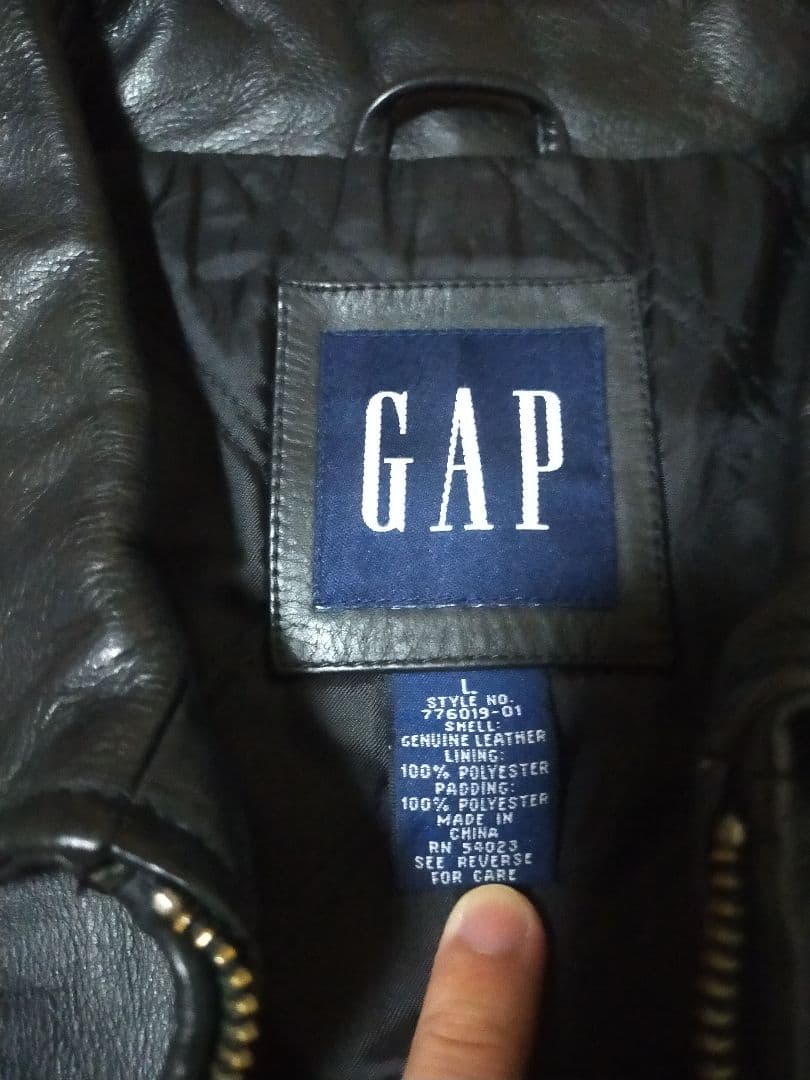 old gap 00s 90s レザージャケット
