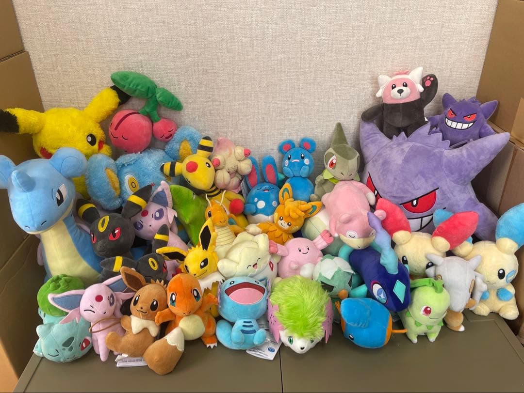 ポケモンぬいぐるみ 約35体セット 新品タグ付き まとめ売り