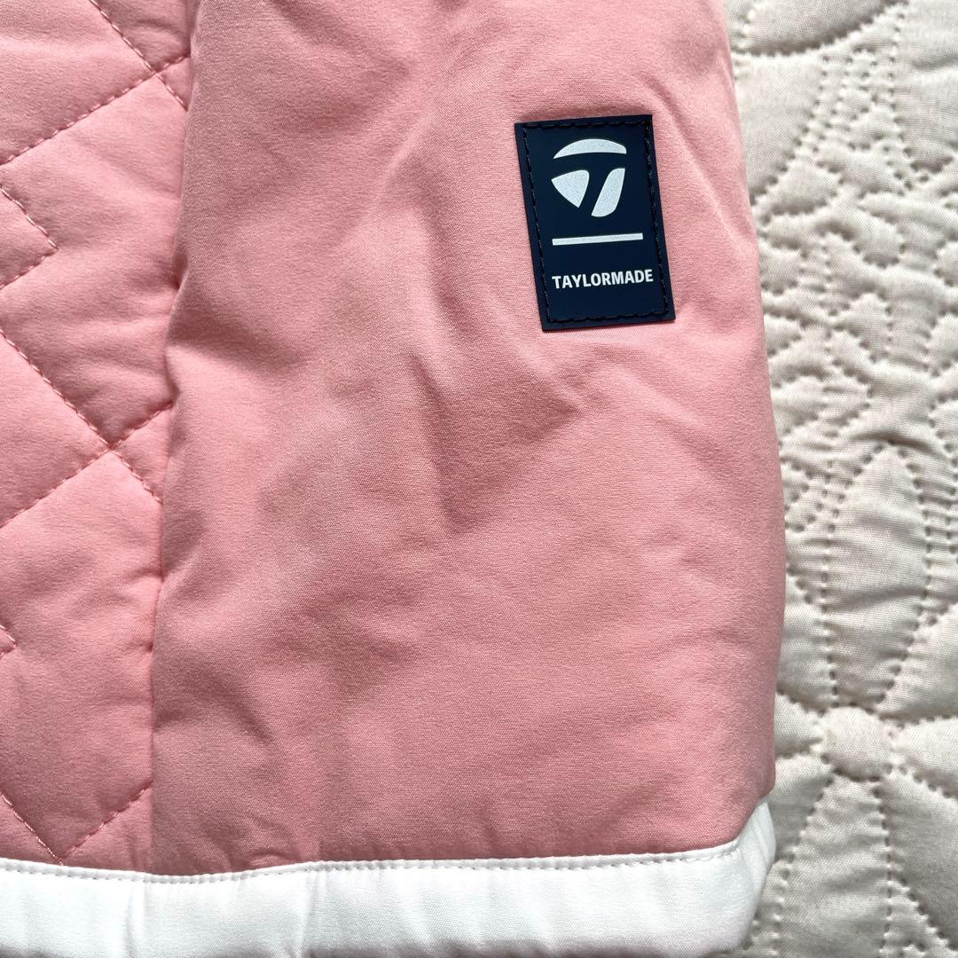 【チェリー 様】Taylor Made 中綿フーディベスト　ロング丈　ピンク　M