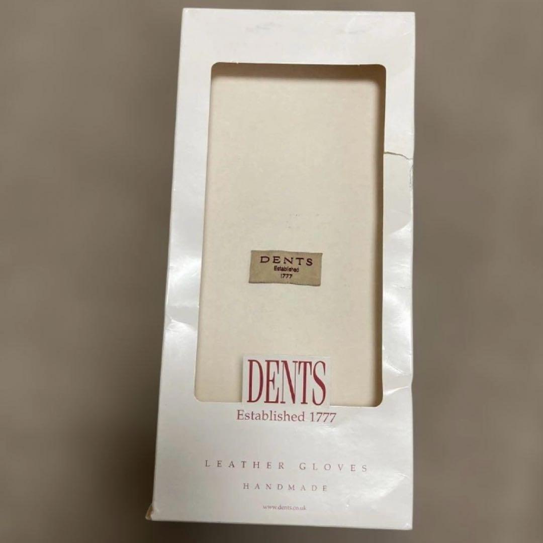 【新品】DENTS デンツ　手袋　革手袋　メンズ　グローブ　カシミヤ　ブラック